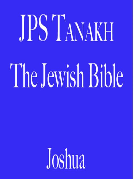 Title details for Joshua by The Jewish Publication Society - Wait list